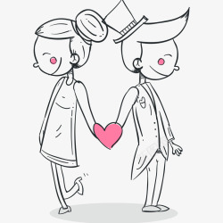牵手的情侣png图片下载 牵手的情侣素材