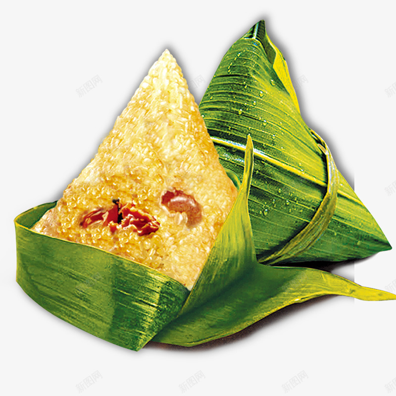 粽子psd免抠素材_88icon https://88icon.com 端午节素材 竹叶 粽子