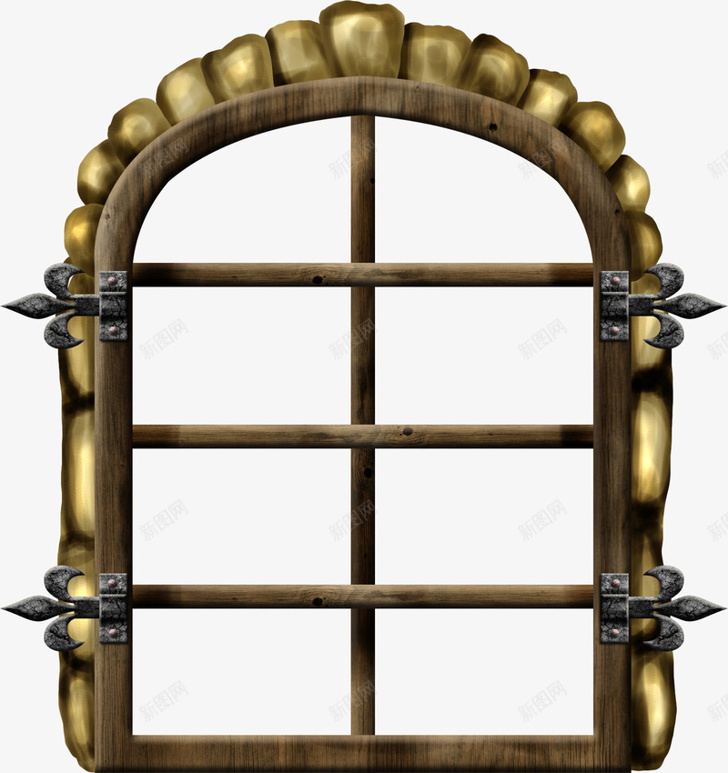 欧式窗户贴图png免抠素材_88icon https://88icon.com 复古 窗户 装饰 贴图