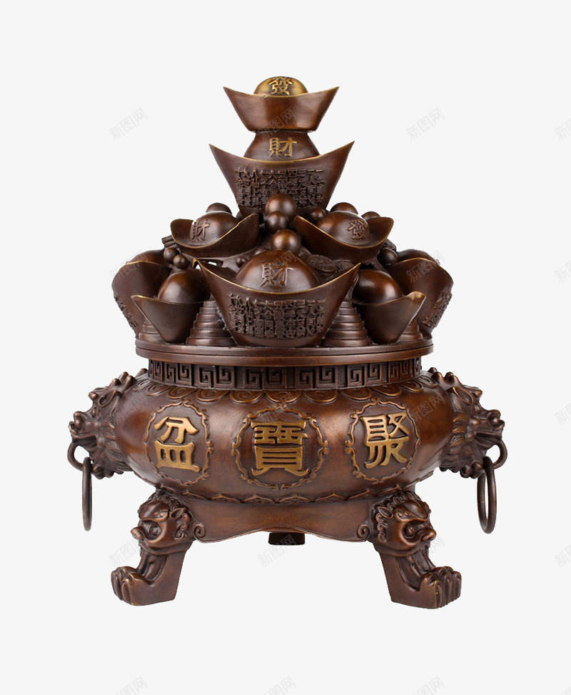 聚元宝鼎png免抠素材_88icon https://88icon.com 元宝 聚宝盆 聚财 镇店爆款 鼎