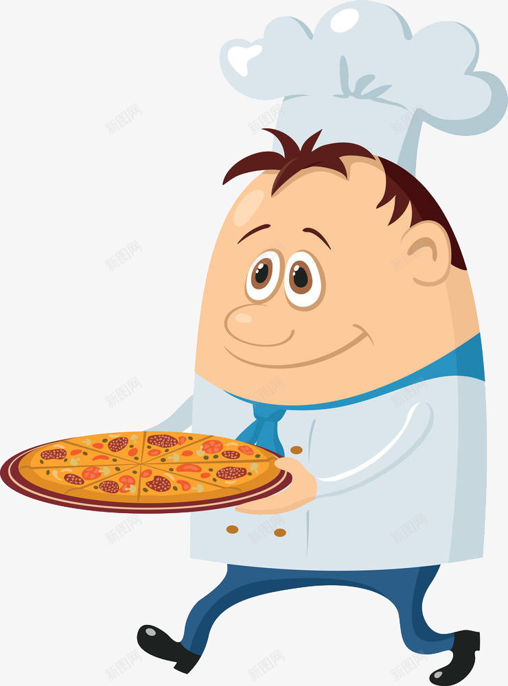 卡通手端披萨的厨师png免抠素材_88icon https://88icon.com 下厨 做食物 做饭 卡通 厨子 厨师 厨师头像 厨师帽 备膳 披萨 烧菜 烧饭 烹调 烹饪 煮饭