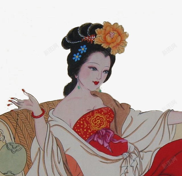 古典美女水墨画png免抠素材_88icon https://88icon.com 古典 少女 工笔画 插画 水墨画 美女