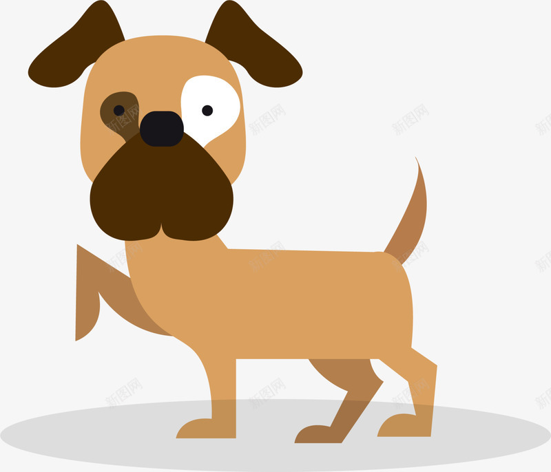 狗年行走的黄色小狗png免抠素材_88icon https://88icon.com 呆萌小狗 开心 狗年 站立的小狗 行走的小狗 黄色小狗
