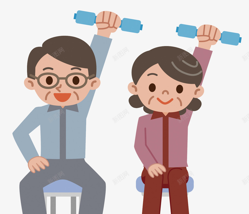 锻炼身体的老人矢量图eps免抠素材_88icon https://88icon.com 卡通 手绘 老人 老人PNG矢量图 老人免扣PNG图 锻炼身体矢量 矢量图