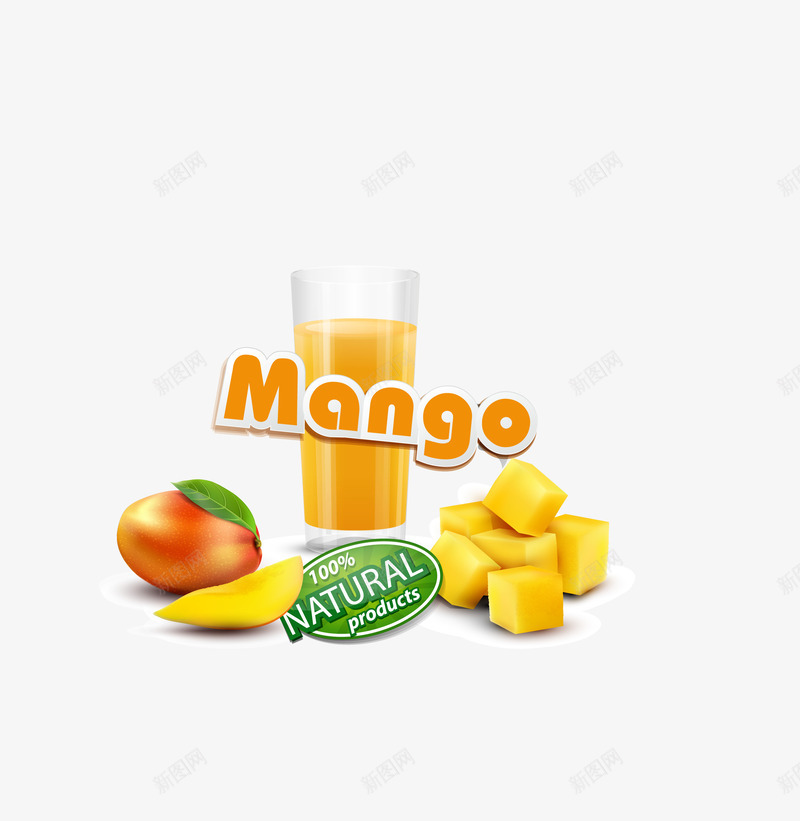 黄色芒果饮料矢量图eps免抠素材_88icon https://88icon.com 矢量饮料 芒果 饮料 黄色饮料 矢量图