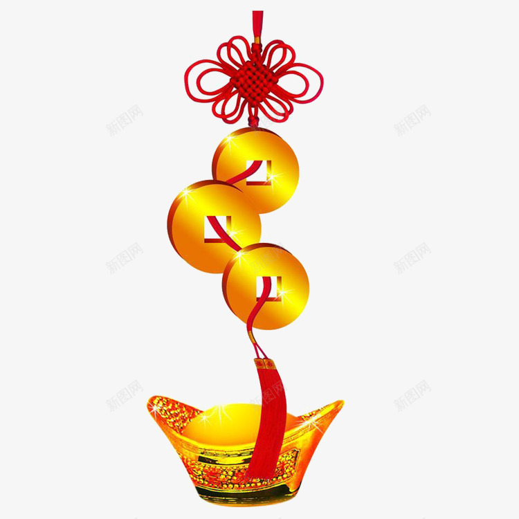 金元宝中国结png免抠素材_88icon https://88icon.com 中国结 元宝 金元宝 铜钱