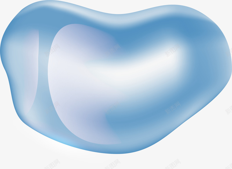 不规则形状水滴png免抠素材_88icon https://88icon.com 不规则 晶莹的水滴 水滴 水滴型 水珠 矢量png 蓝色水珠