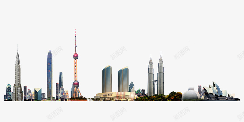 东方明珠png免抠素材_88icon https://88icon.com 东方明珠 大都市 金融建筑