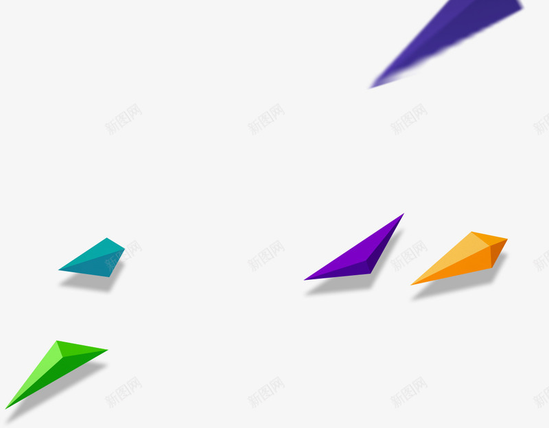 三角块不规则漂浮装饰png免抠素材_88icon https://88icon.com 三角 不规则 漂浮 装饰