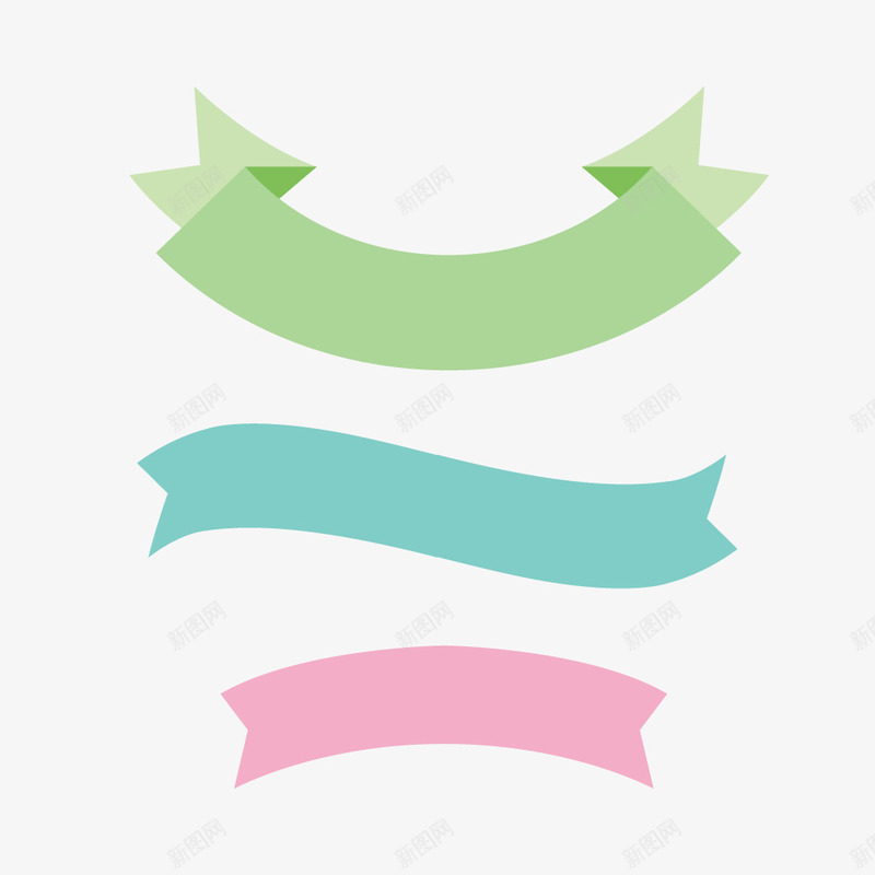 浅色粉色可爱缎带png免抠素材_88icon https://88icon.com 丝带 可爱 浅色 粉色 緞帶 缎带