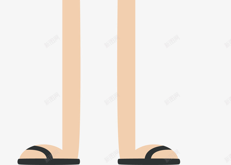 拖鞋便装青年女孩矢量图ai免抠素材_88icon https://88icon.com 女生 拖鞋 插画风PNG 青年 青春活力 矢量图