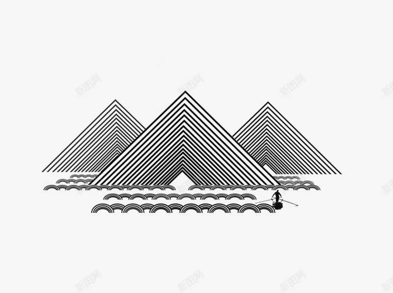 三角形线条图psd免抠素材_88icon https://88icon.com 三角形 三角线描效果线条图免费下载 线条图 黑色