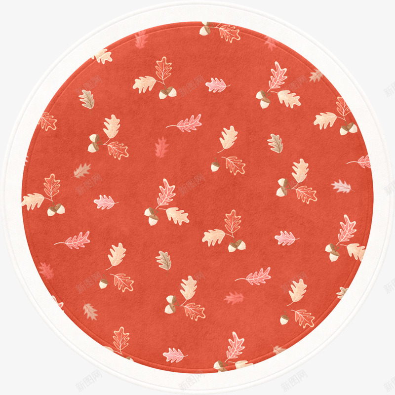 橙色圆圈png免抠素材_88icon https://88icon.com 圆圈 好看 手绘 花纹