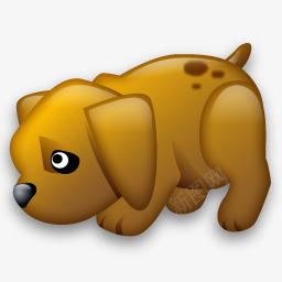 棕色小狗动物png免抠素材_88icon https://88icon.com 动物 棕色