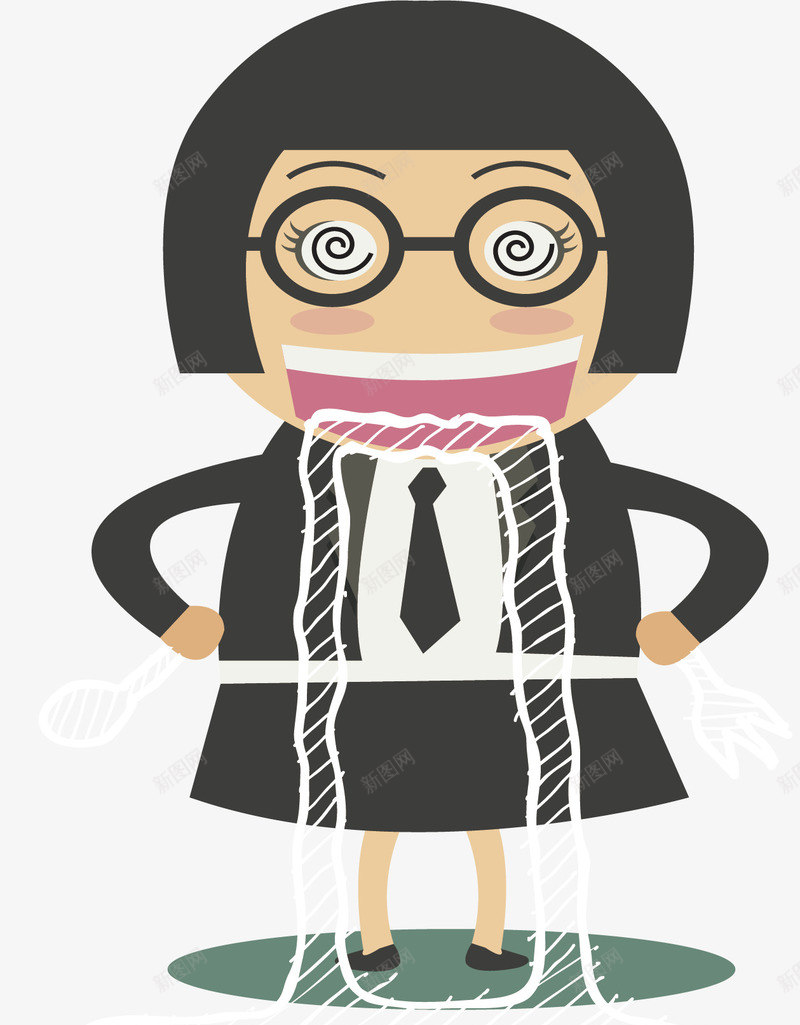 流了一地的口水的小人png免抠素材_88icon https://88icon.com 哈喇子 流口水 矢量素材 花痴 馋了 馋嘴表情图