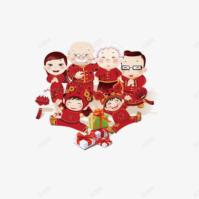 全家福小孩psd免抠素材_88icon https://88icon.com 全家福 大人 小孩 老人