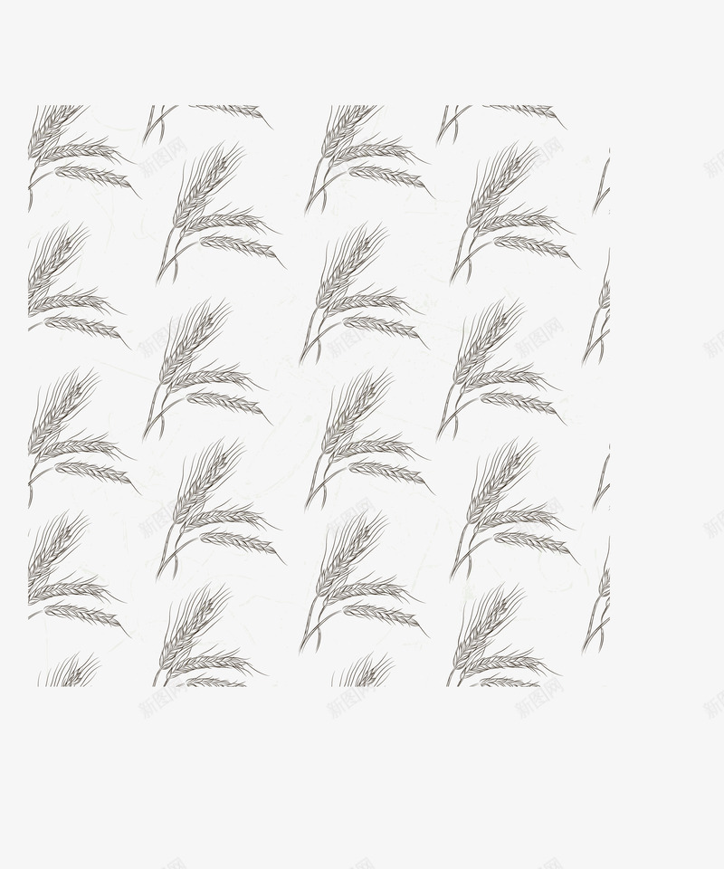 手绘大麦插画矢量图ai免抠素材_88icon https://88icon.com 农业植物 农产品 大麦 手绘装饰 无缝背景 重复背景 矢量图