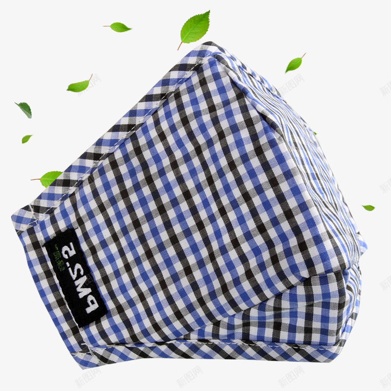 蓝色格格防霾一次性口罩png免抠素材_88icon https://88icon.com 一次性 一次性口罩 格格 立体 蓝色