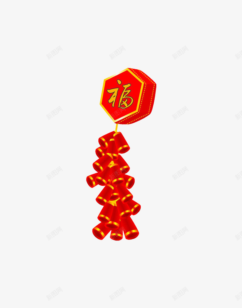 福字鞭炮装饰鞭炮png免抠素材_88icon https://88icon.com 喜庆素材 烟花 热闹 节日鞭炮 设计 鞭炮