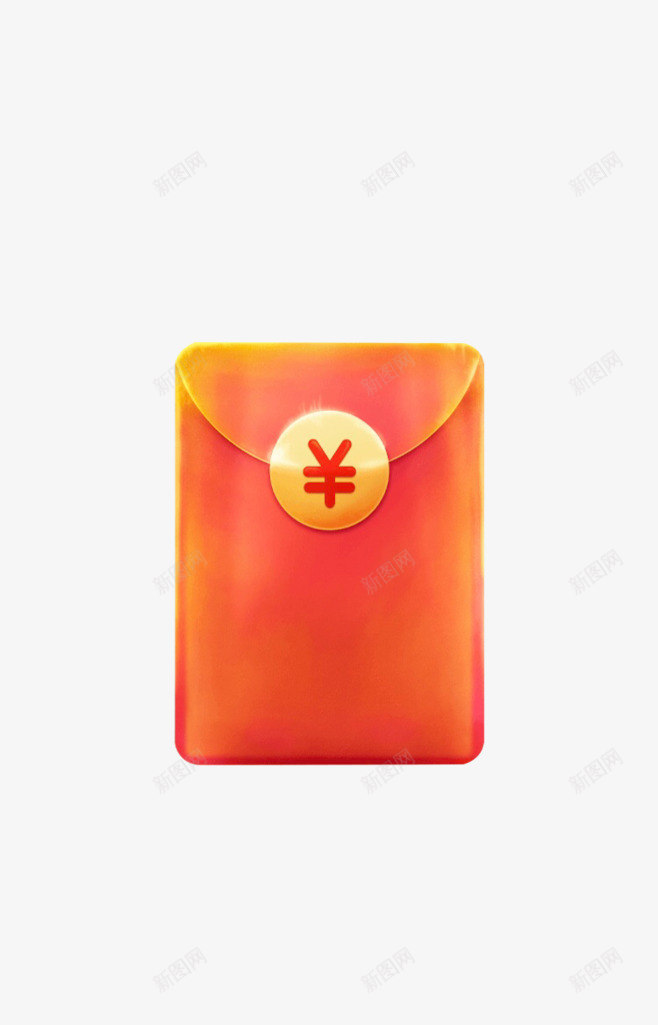 红包实体红色png免抠素材_88icon https://88icon.com 实体 立体 红包 红色