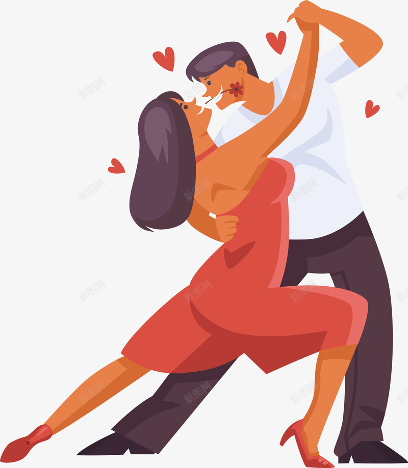 卡通手绘情侣跳舞人物插画矢量图ai免抠素材_88icon https://88icon.com 卡通情侣 夫妻 恋人 情人 情侣 情侣人物插画 情侣跳舞 手绘情侣 矢量图