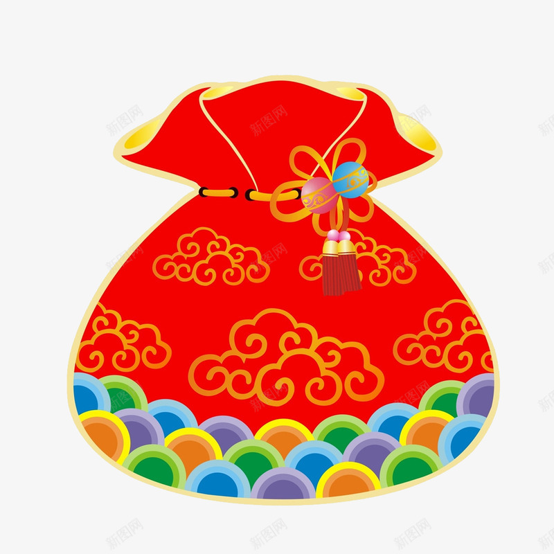 卡通福袋png免抠素材_88icon https://88icon.com MG动画 ppt 大福袋 活动 礼包 节日礼包