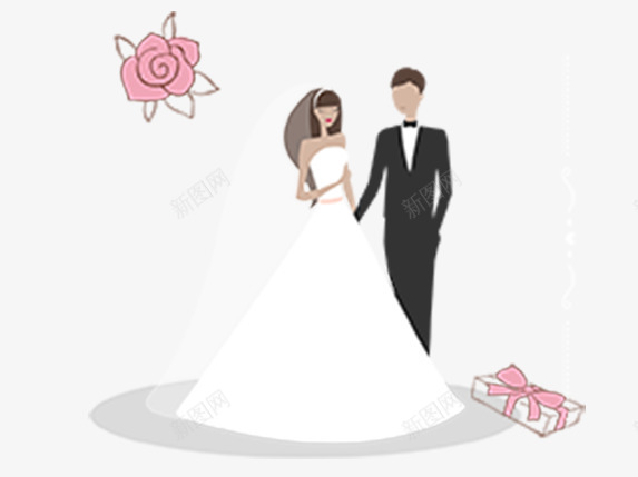 手绘西式婚礼情侣psd免抠素材_88icon https://88icon.com 婚庆 婚礼 小清新 广告 手绘 文艺 朦胧 爱心 简约 纹理 结婚 背景 西式婚礼 设计