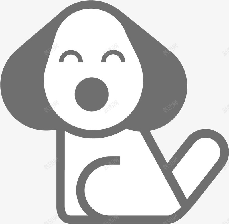卡通小狗狗png免抠素材_88icon https://88icon.com 卡通 可爱 宠物 小狗 贴纸