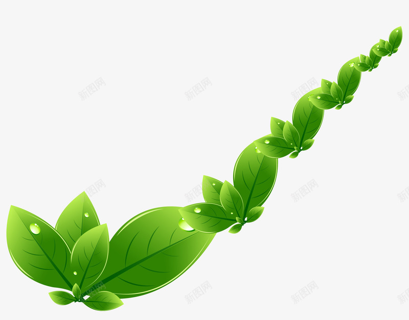 青翠绿叶png免抠素材_88icon https://88icon.com 春季 植物 矢量树叶 绿叶 自然景观 自然风景 青翠绿叶矢量素材