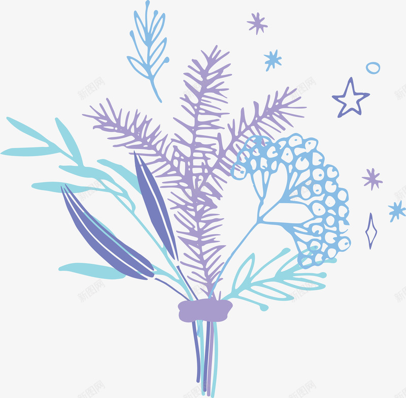 唯美花束png免抠素材_88icon https://88icon.com 唯美花束 手绘一束花 手绘植物花卉 插画 花卉背景 花店设计 花草
