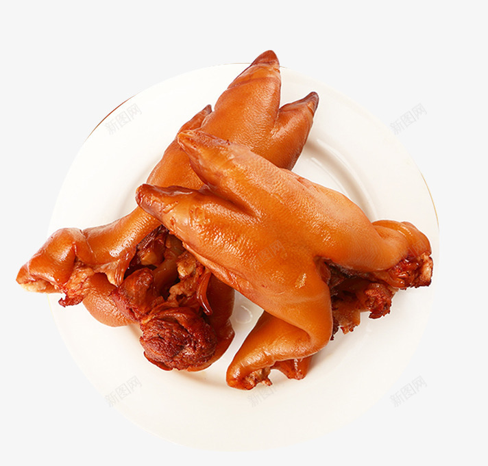 卤汁猪肉烧肉png免抠素材_88icon https://88icon.com 卤制品 熟食卤味 猪腿肉 酱猪蹄