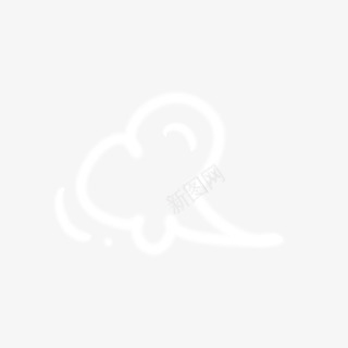 尾气png免抠素材_88icon https://88icon.com 卡通 白色 装饰