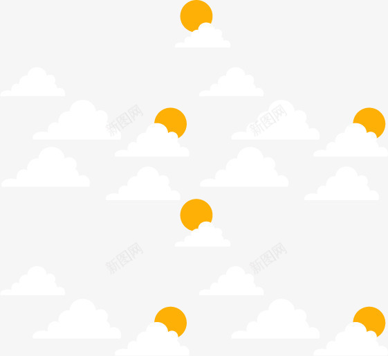 卡通云层矢量图ai免抠素材_88icon https://88icon.com 云层 卡通 矢量图