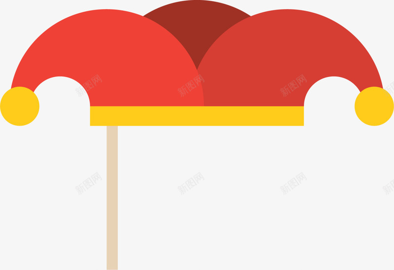 愚人节红色小丑帽子png免抠素材_88icon https://88icon.com 4月1号 joker 小丑 小丑帽子 恶作剧 愚人节 愚人节帽子 马戏团