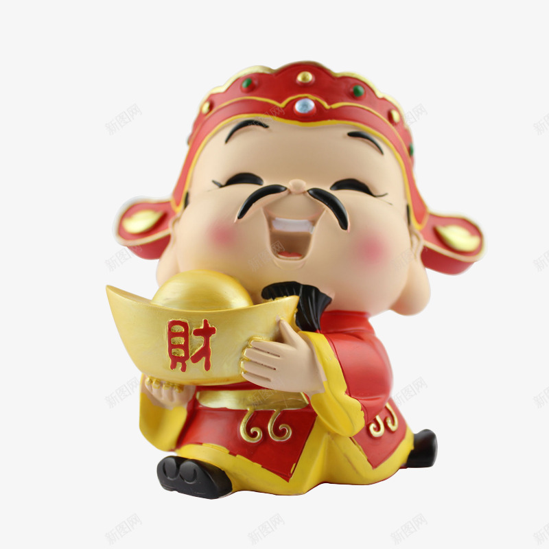 财神金元宝招财png免抠素材_88icon https://88icon.com 招财 财神 金元宝 风水
