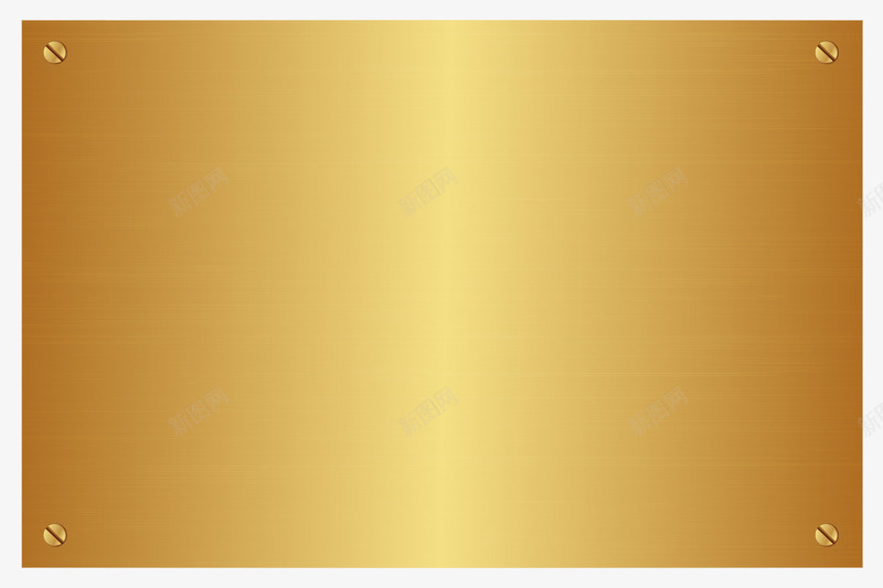 金色面板矢量图ai免抠素材_88icon https://88icon.com 光泽 拉丝 金属质感 钉子 矢量图