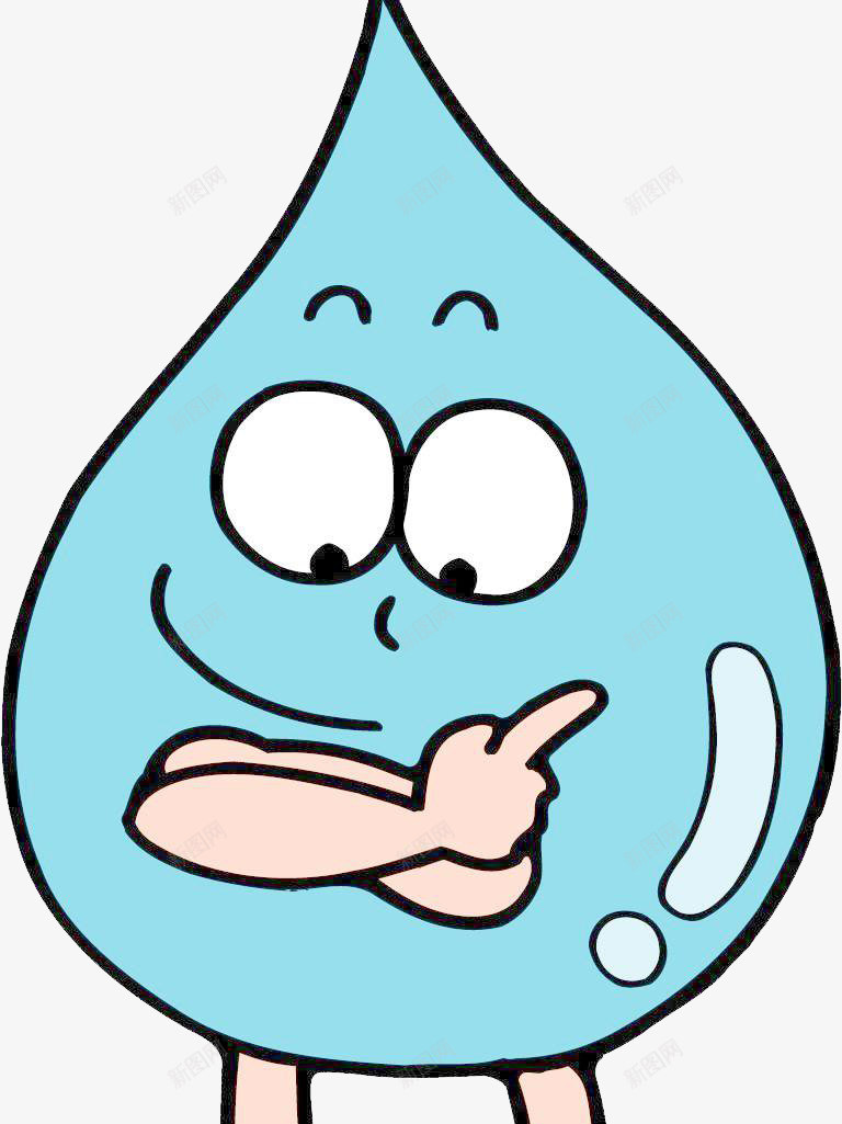卡通小水滴png免抠素材_88icon https://88icon.com 卡通 小水滴 得意 水滴 泪滴