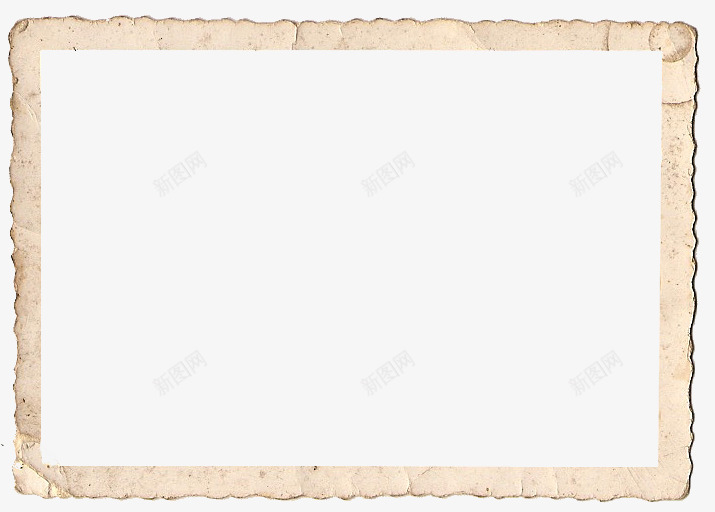 旧纸张边框png免抠素材_88icon https://88icon.com 儿童相框 波纹 相框 边框