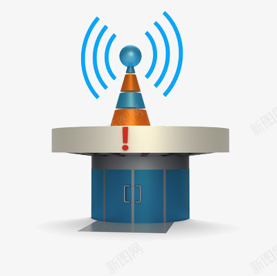 信号塔上的能源png免抠素材_88icon https://88icon.com 强弱 房子 源头 范围