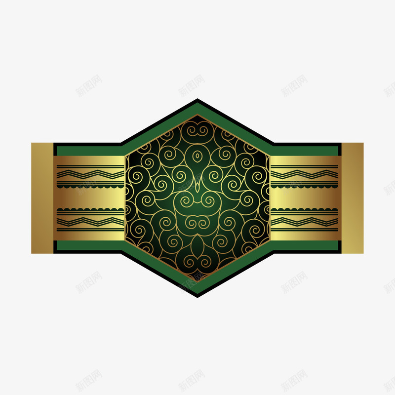 高档墨绿色金色边纹食品包装图案png免抠素材_88icon https://88icon.com 墨绿色金色边纹食品包装图案 金色边纹 食品包装图案 高档墨绿色