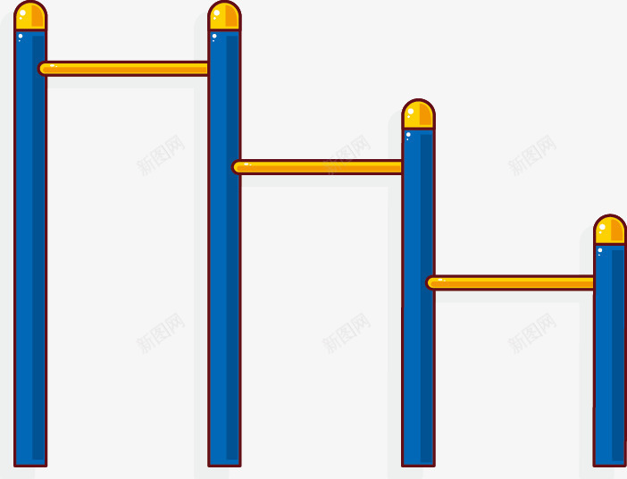 娱乐运动标签矢量图ai免抠素材_88icon https://88icon.com 双杠 娱乐运动 矢量图 社区活动中心 运动