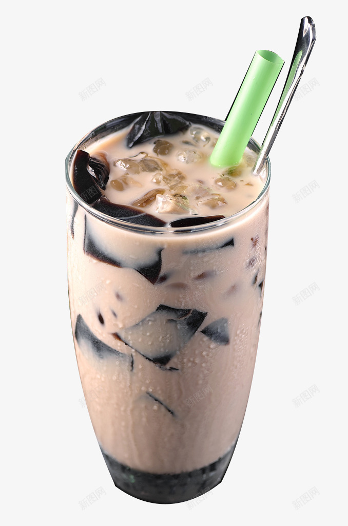 新鲜美味烧仙草png免抠素材_88icon https://88icon.com 新鲜 烧仙草 甜香 美味 香浓