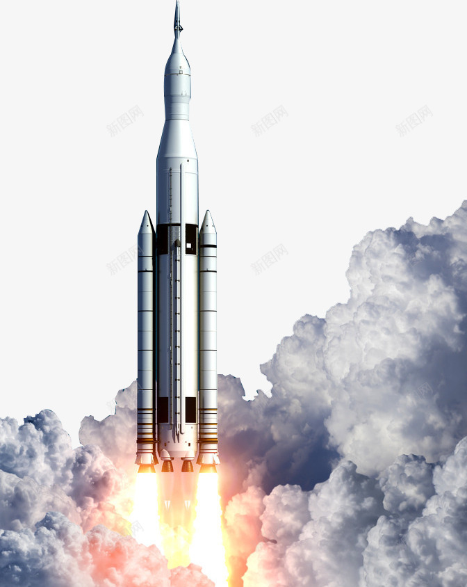 火箭发射png免抠素材_88icon https://88icon.com 中国航天 宇宙 星空 气体 火焰 火箭发射 火箭喷火 飞船