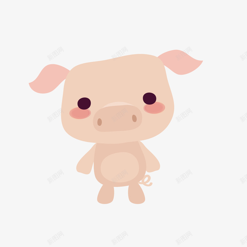 粉色可爱小猪矢量图eps免抠素材_88icon https://88icon.com png免抠图 动物 卡通 可爱 小猪 开心 手绘 粉色 矢量图