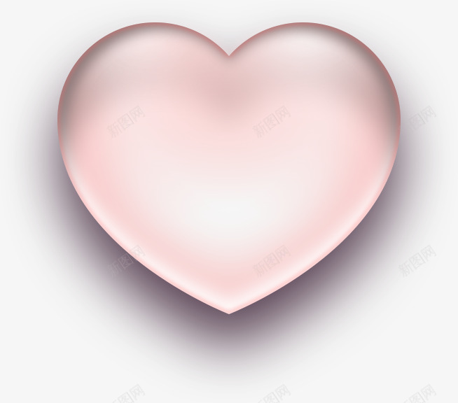 玻璃透明爱心png免抠素材_88icon https://88icon.com 爱心 玻璃 立体 透明
