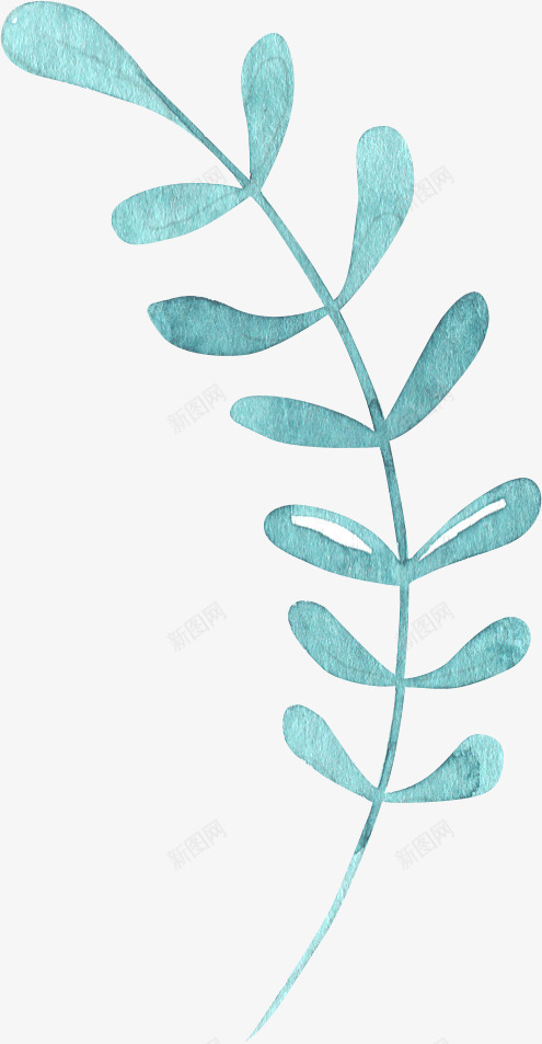 植物手绘卡通水彩风png免抠素材_88icon https://88icon.com 卡通 手绘 新图网 植物 水彩风