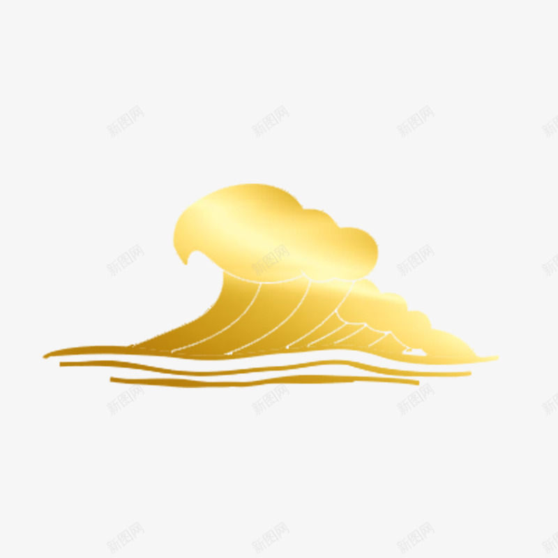 金色水纹png免抠素材_88icon https://88icon.com 中国风 优雅 水 水纹 浪花 祥纹 金色 金色中国风回形纹边框 金色水纹 高贵