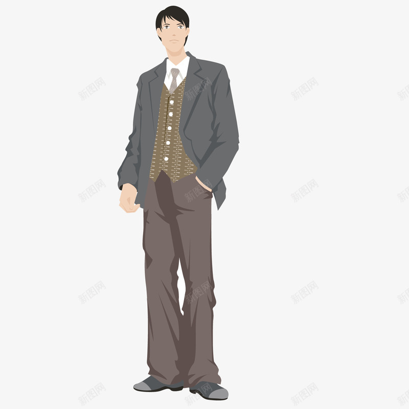 穿着正装的bosspng免抠素材_88icon https://88icon.com boss 正装 男士