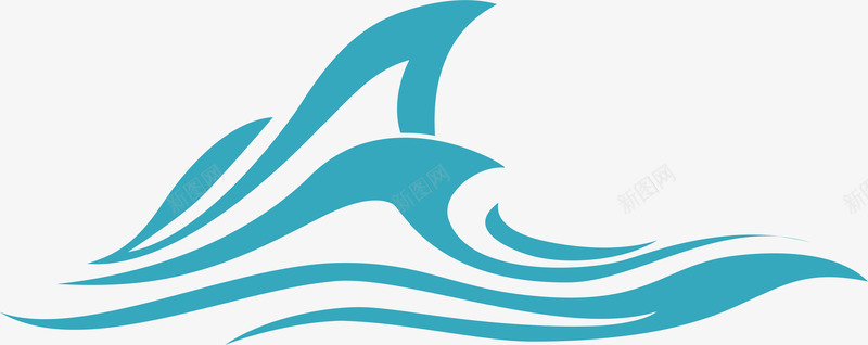 卡通湖水文理png免抠素材_88icon https://88icon.com 卡通湖水 卡通湖水线条 手绘湖水 河水 河流 湖水波纹 自然风景 蓝色