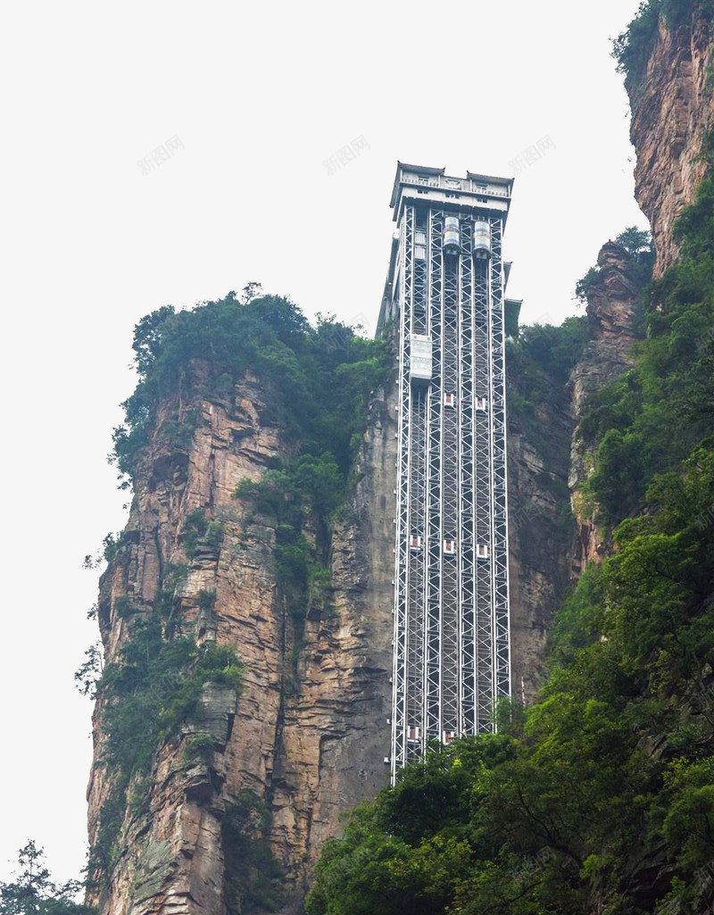 张家界天下第一梯png免抠素材_88icon https://88icon.com 名胜古迹 地方景点 天下第一梯 实物图 张家界 摄影图 湖南 高清 高清图片